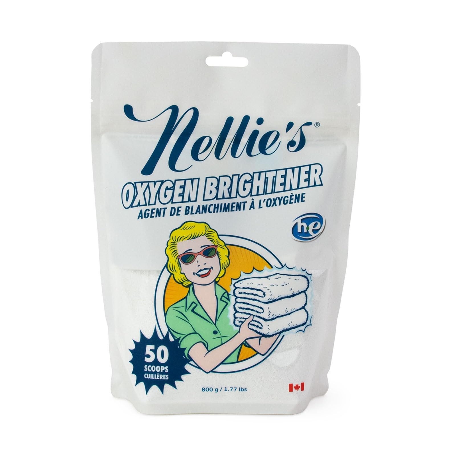 Nellie’s Oxygen Brightener Eco Friendly Laundry Detergent 28.32 oz