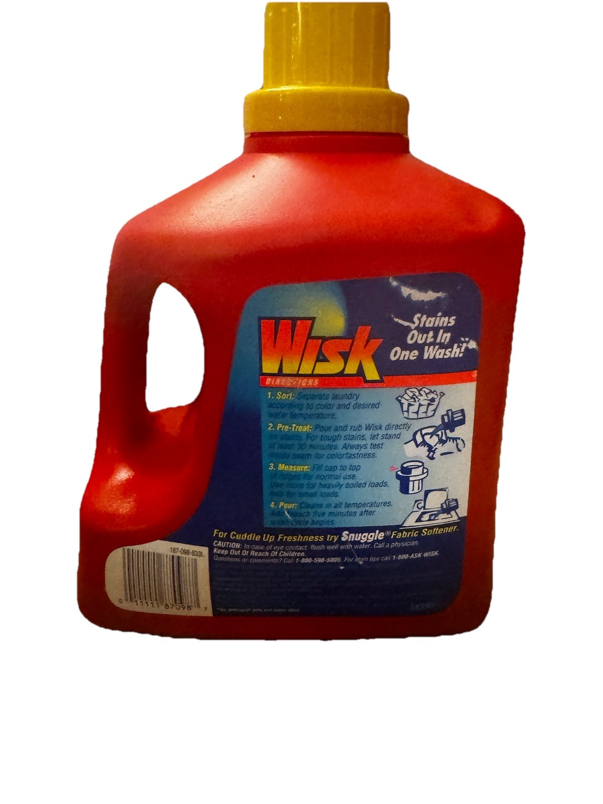 wisk laundry detergent ultra concentrated 100 oz whole wash stain fighter