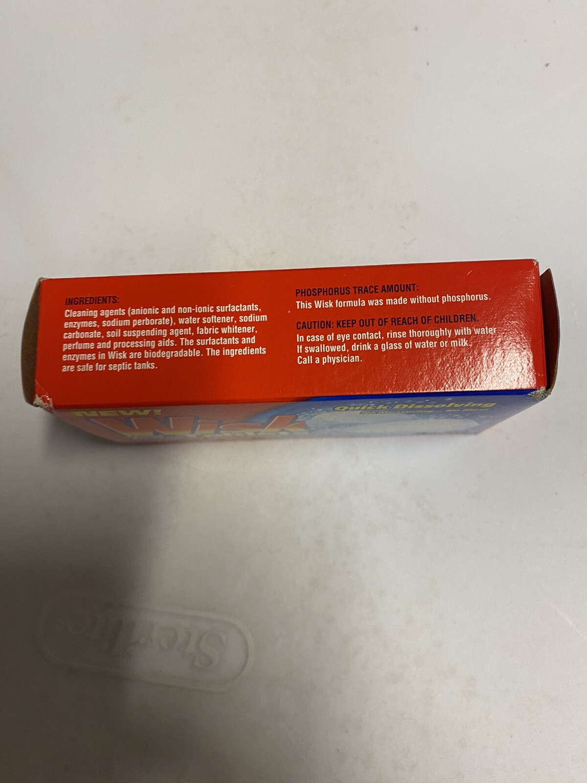 Wisk Dual Action Tablets Travel Detergent Sealed Discontinued