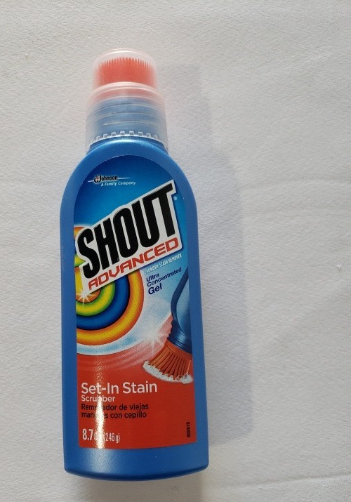 Shout Advanced Stain Remover Gel Clothes Laundry Ultra Concentrated Gel 8.7oz