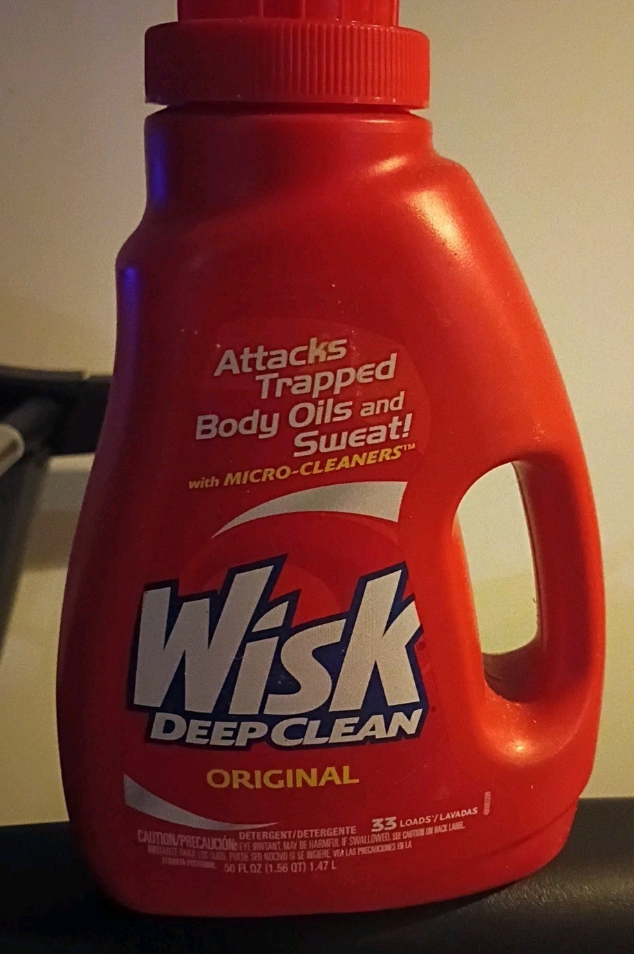 1~ Wisk Deep Clean ORIGINAL Laundry Detergent 33 Loads 50 Oz (1.47 Liters)
