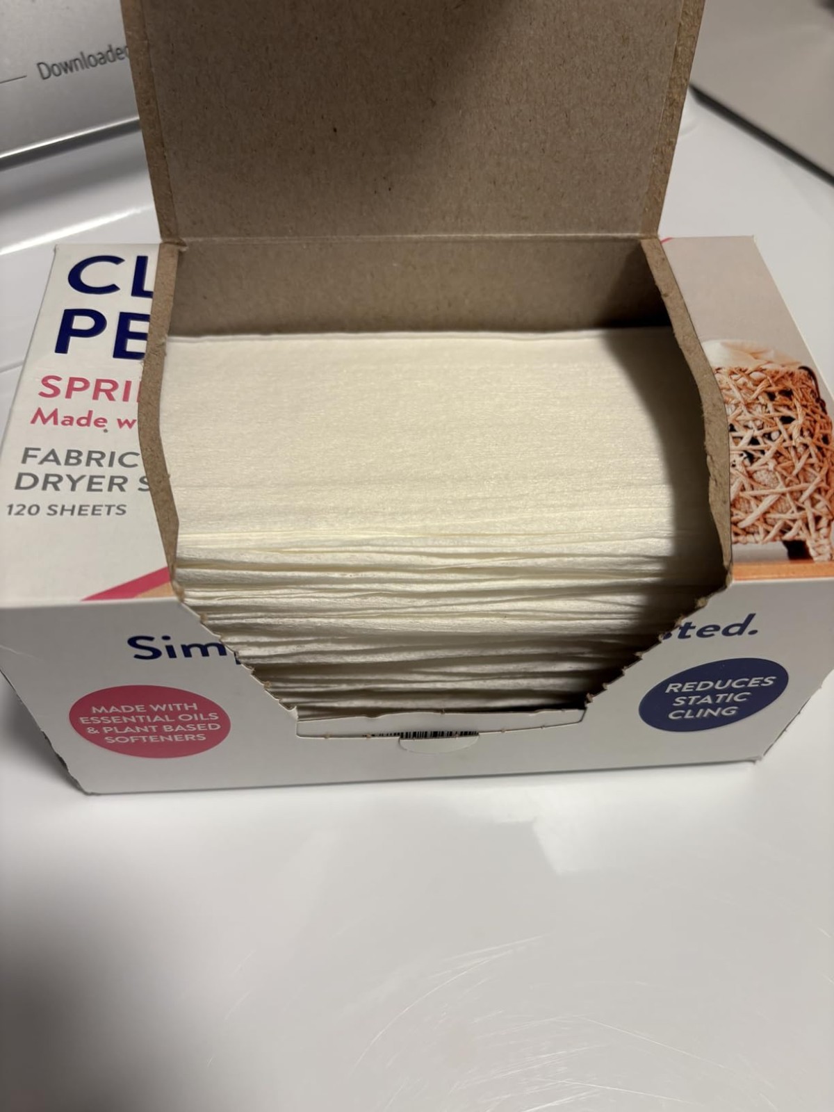 Eco-Friendly Fabric Softener Dryer Sheets – Sweet Petals, 120 Pack Non-Toxic