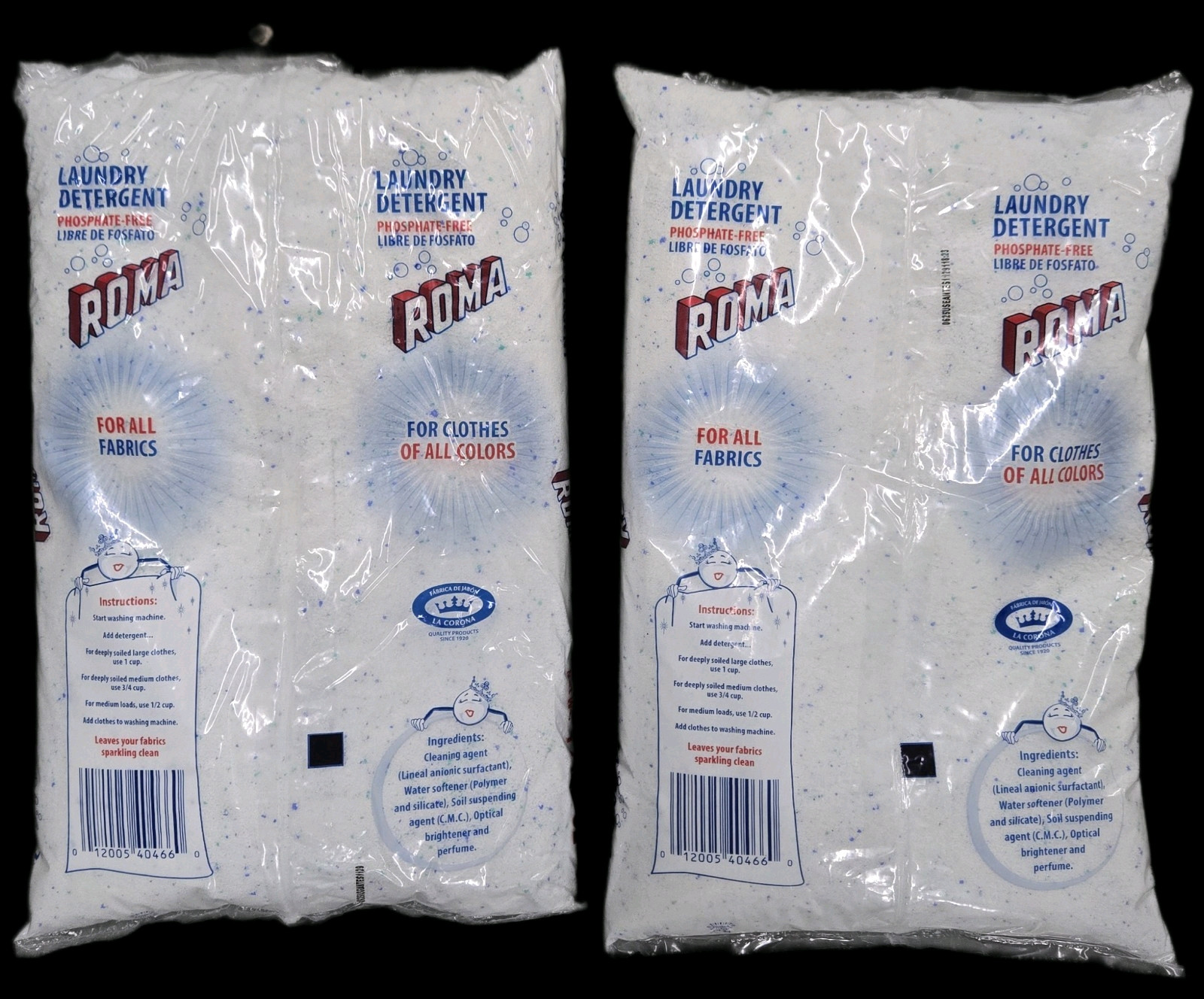 ROMA Laundry Detergent (2 Pack) 17.63 Oz each 35.26 Oz total