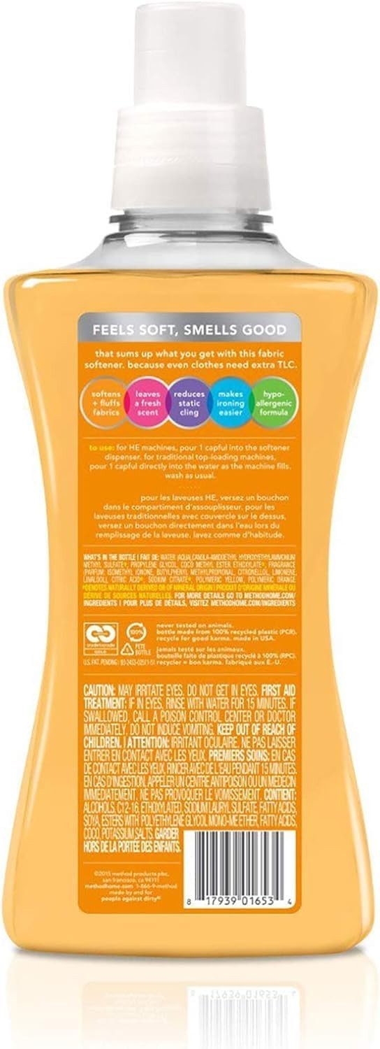 Cruelty-Free Ginger Mango Fabric Softener 53.5 Oz – Softens Fabrics Delightfully