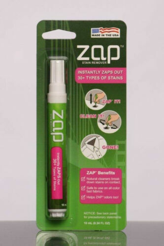 4 Pack – NEW ZAP Stain Remover Pen Travel Size Made In USA.(Ink,Wine) Must See!