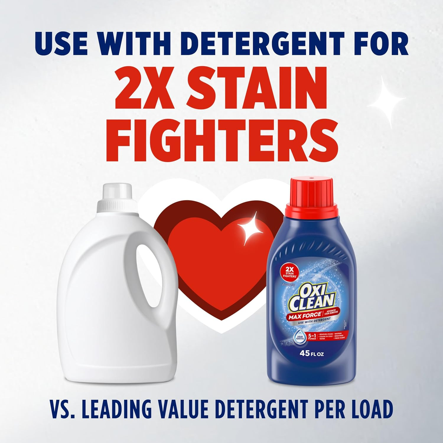 Oxiclean Max Force Advanced Stain Remover Liquid, Color-Safe, Bleach-Free Kids a