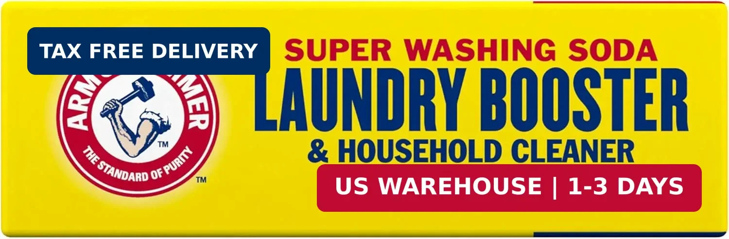 Super Washing Soda Household Cleaner and Laundry Booster, 55 oz Box