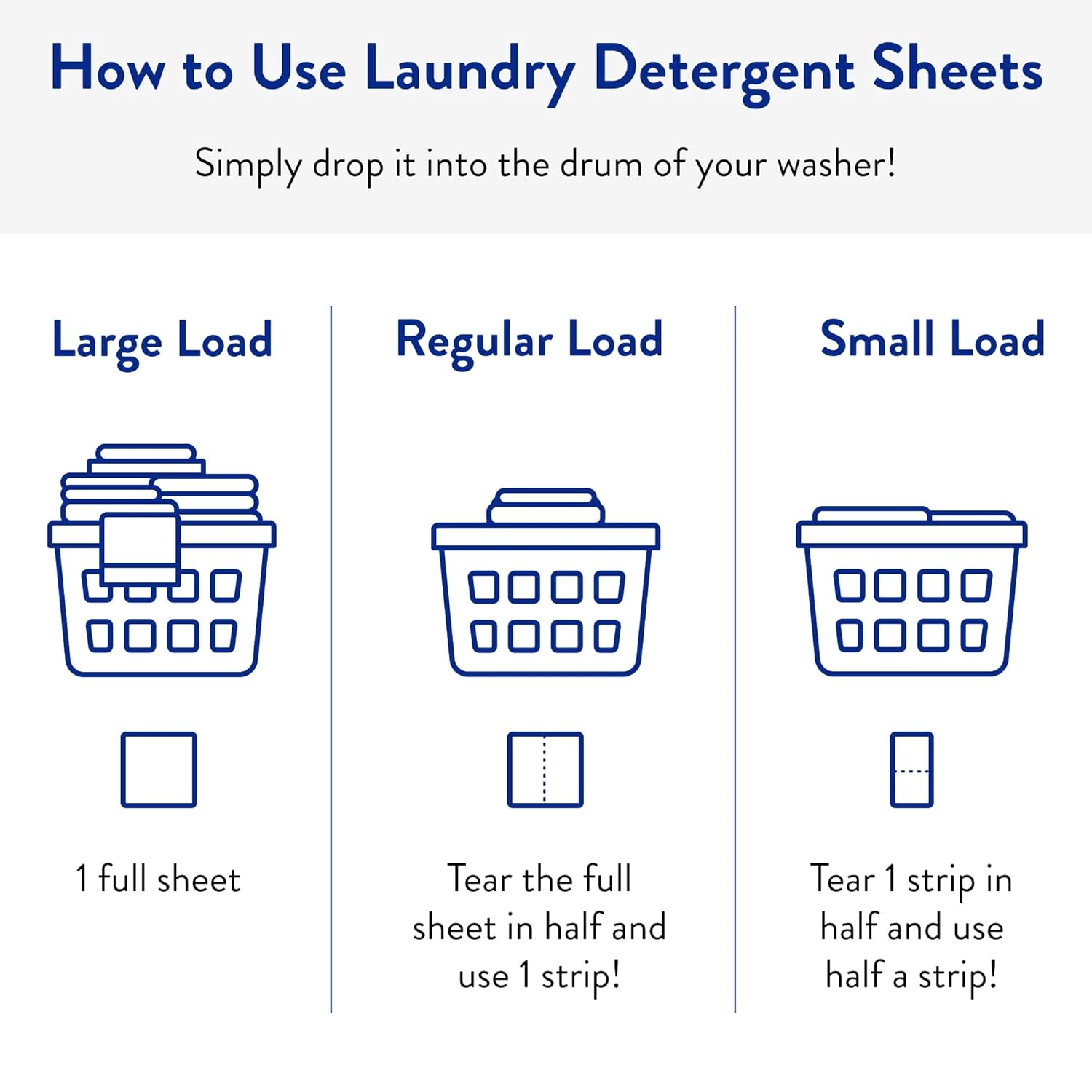 Ultra Concentrated Laundry Detergent Sheets – Eco Friendly Laundry Soap for