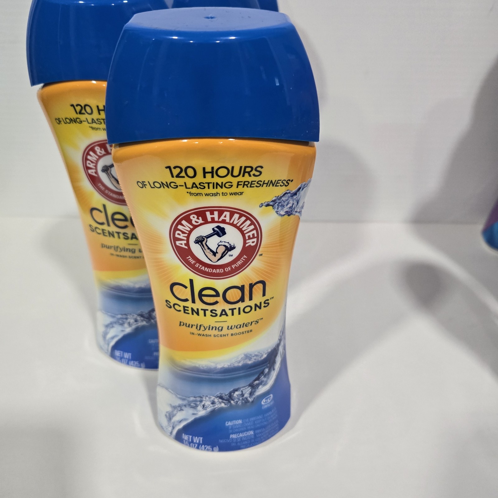 5xArm & Hammer In-Wash Scent Booster & 5xOdor Blaster Clean Sensations15Oz Ea.
