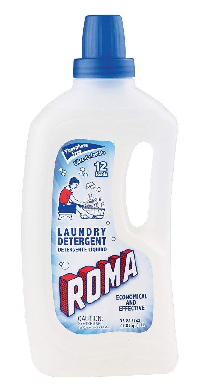 Roma, Liquid Laundry Detergent Biodegradable – 33.8 Ounce (Pack of 2)