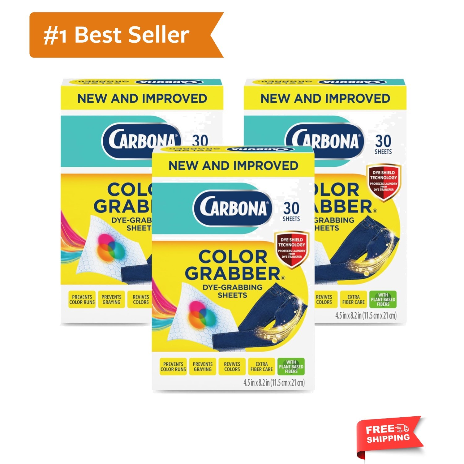 Color Grabber 30 Sheets, Prevents Color Runs & Dye Transfer in Mixed Loads, H…