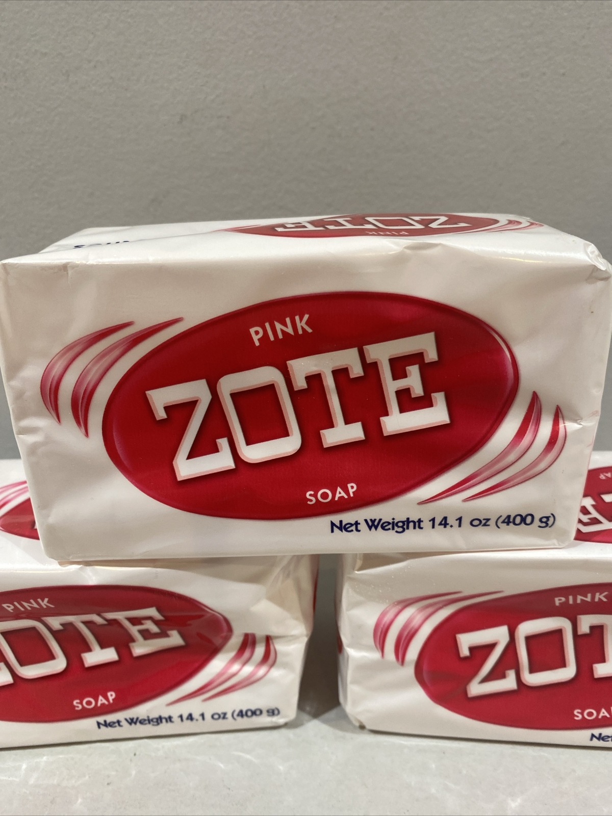 ZOTE Pink Laundry Soap Washing Clothes LOT OF 3 14oz Bars FREE SHIPPING!!