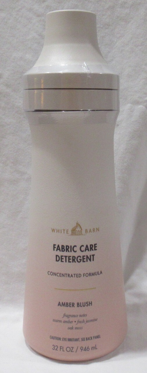 White Barn Bath & Body Works Laundry Fabric Care Detergent AMBER BLUSH