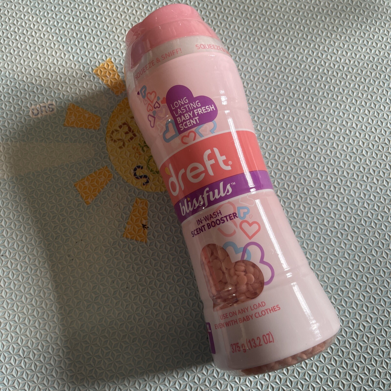 Dreft Blissfuls Laundry Scent Booster Beads for Washer, Baby Fresh Scent 13.2oz