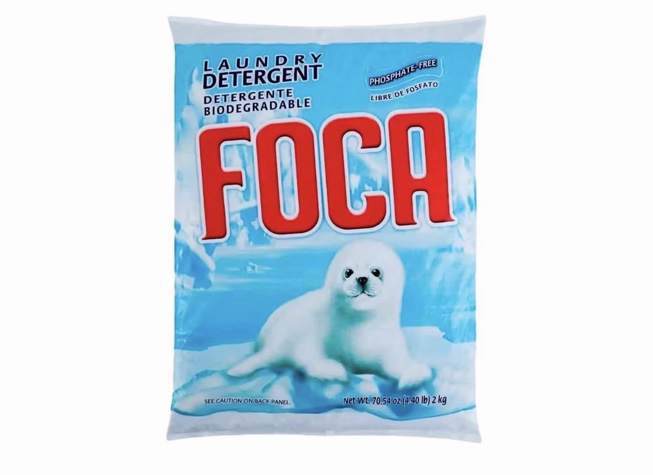Foca Laundry Detergent, Household Use, Biodegradable & Phosphate-Free 70.54 oz