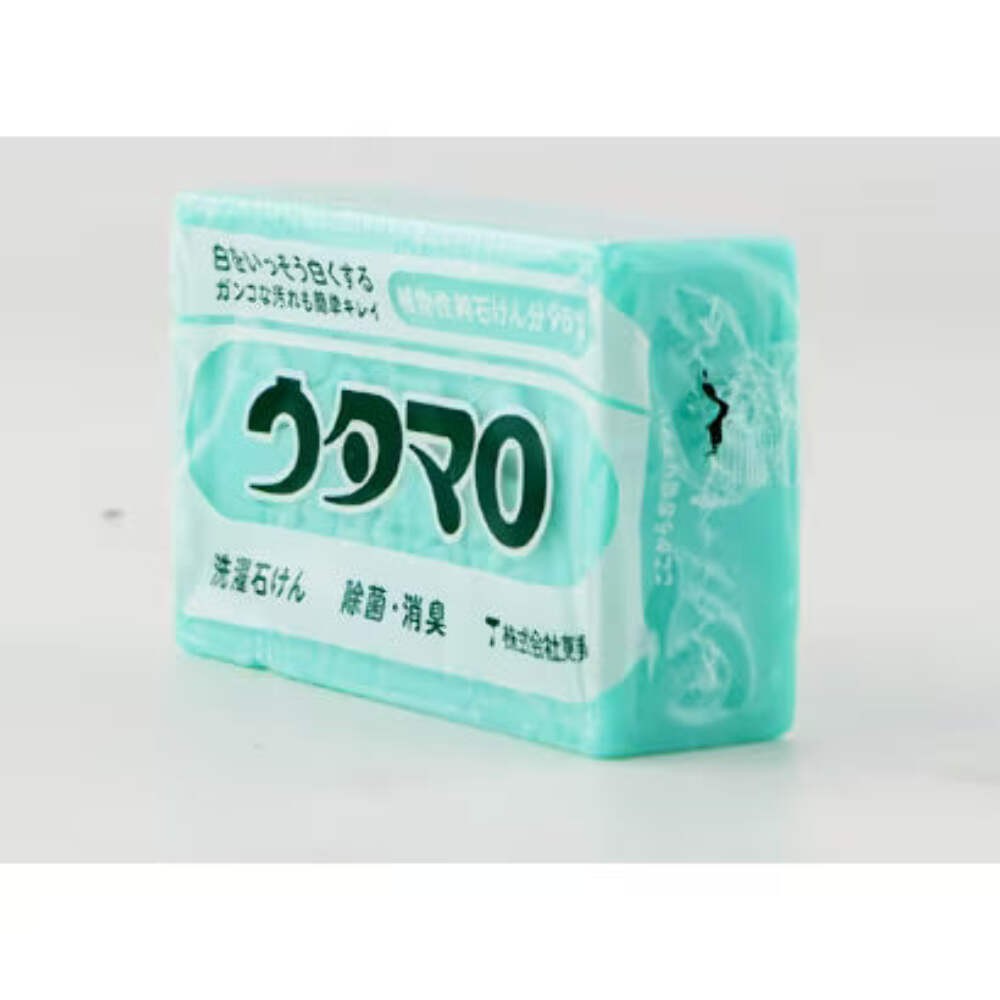 Utamaro Laundry Soap 133g Japan Stain Remover Bar for Clothes Dirt Oil Food Stai