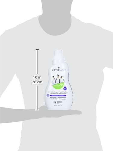 ATTITUDE 2-in-1 Laundry Detergent & Fabric Softener, Plant- & Mineral-Based, HE