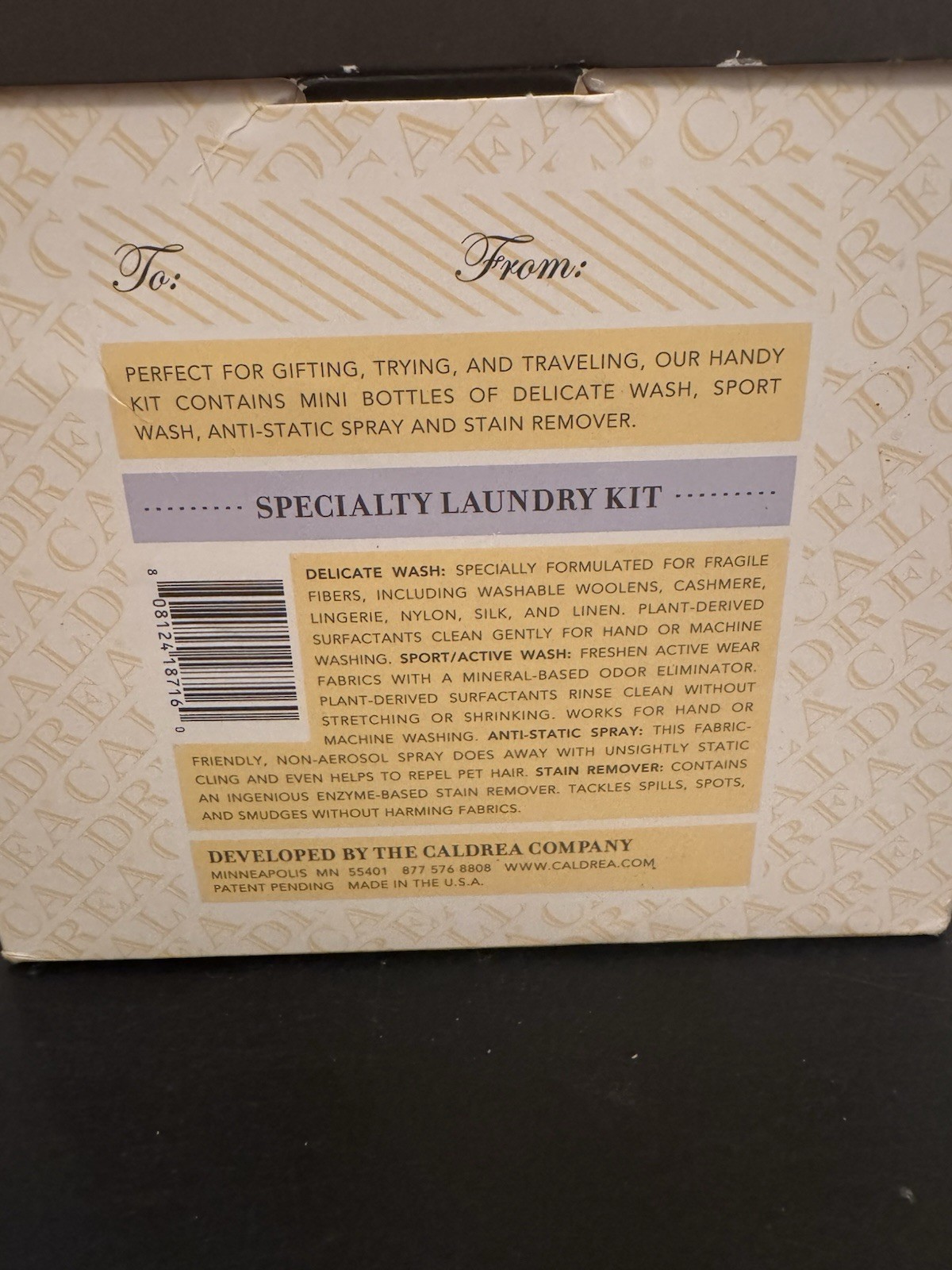 Caldrea Specialty Laundry Kit Fragrance No 16 Lavender SEE DESCRIPTION