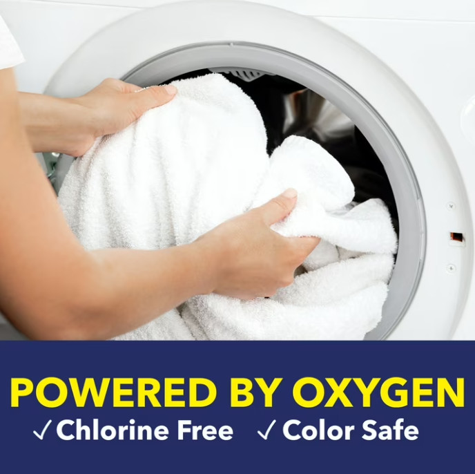 OxiClean White Revive Laundry Whitener and Laundry Stain Remover Powder, 3 lb