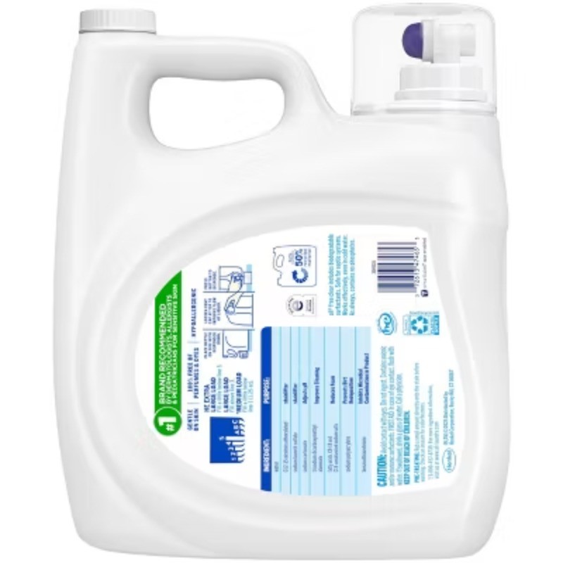 All for Sensitive Skin HE Liquid Laundry Detergent 123 Loads – 154 fl oz