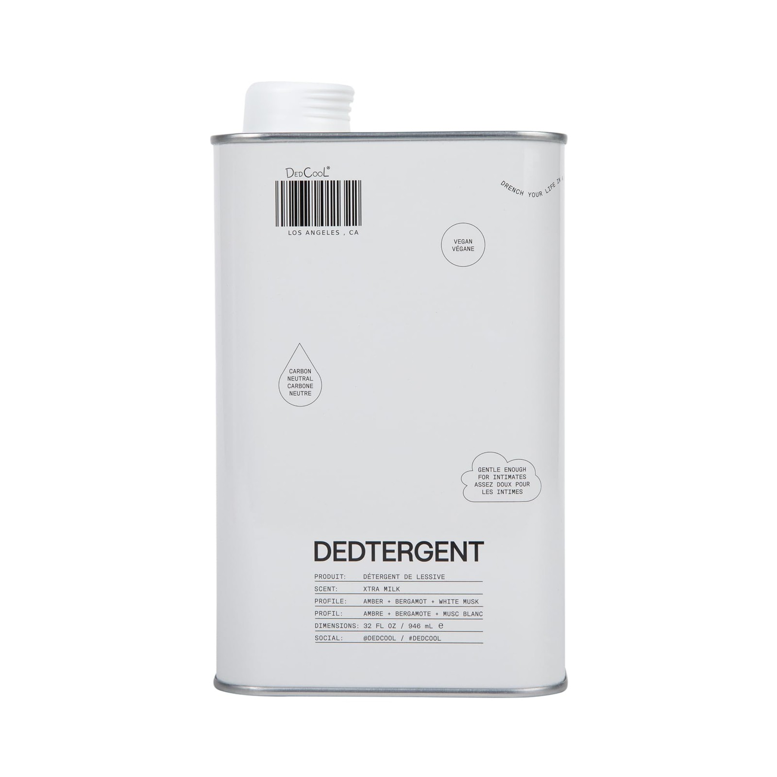 DedCool Liquid Laundry Detergent Xtra Milk 60 Washes