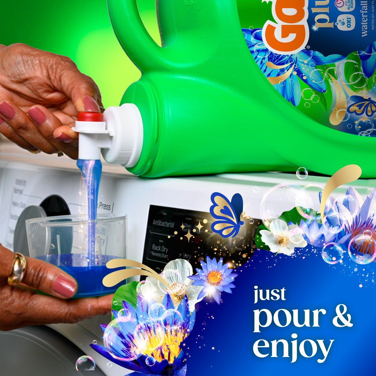 Gain Waterfall Delight Plus Liquid Laundry Detergents 75 Loads – 99oz
