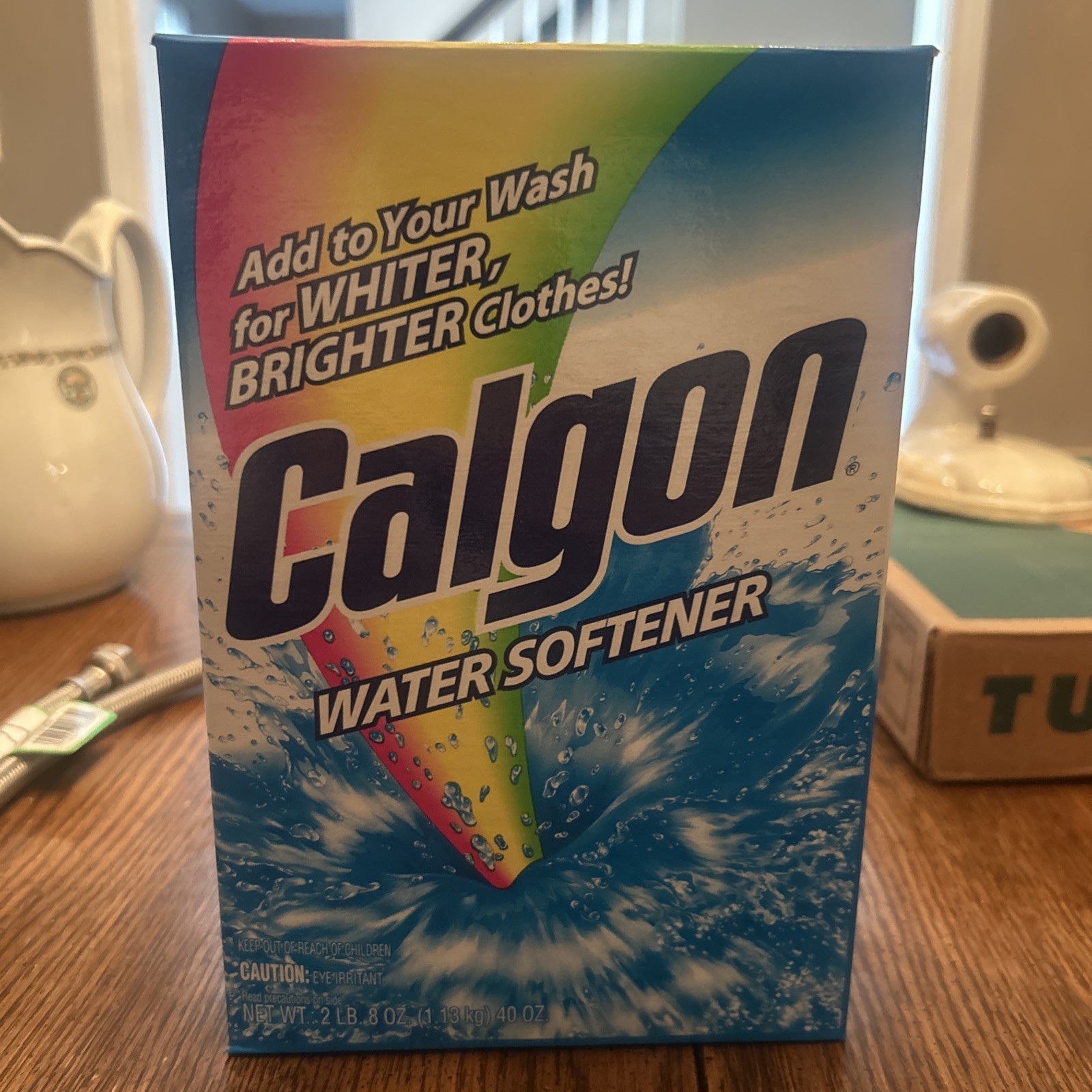 Calgon Water Softener Powder Box 2 LB 8 OZ (40 OZ) Discontinued SEALED QTY NEW