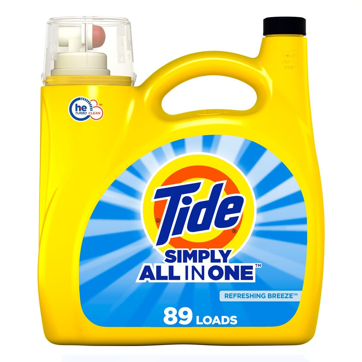 Simply Refreshing Breeze Clean&Fresh HE Liquid Laundry Detergent 89Loads-117floz