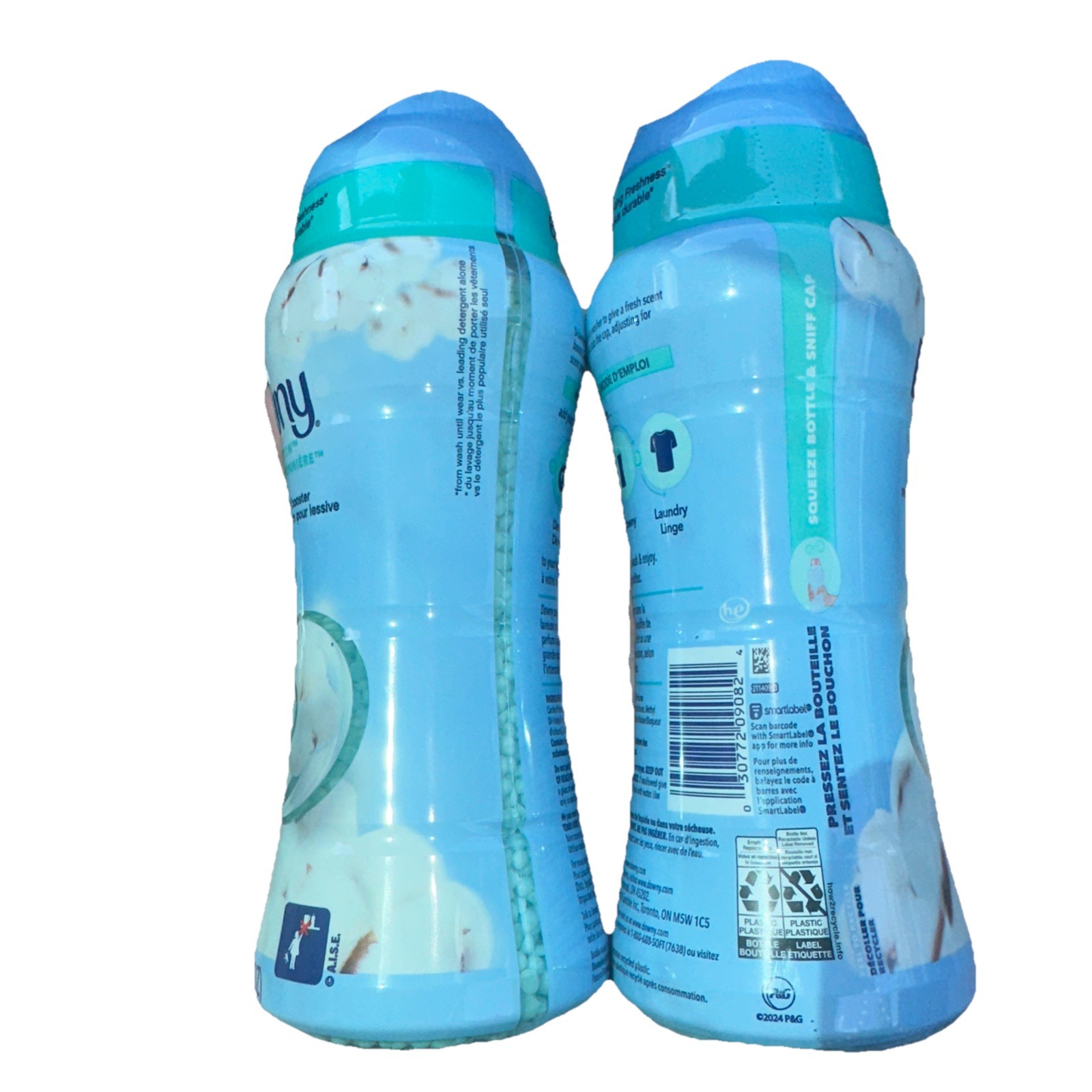2 Pack Downy 13.4 OZ Cool Cotton In Wash Scent Booster Beads 12 Weeks Freshness