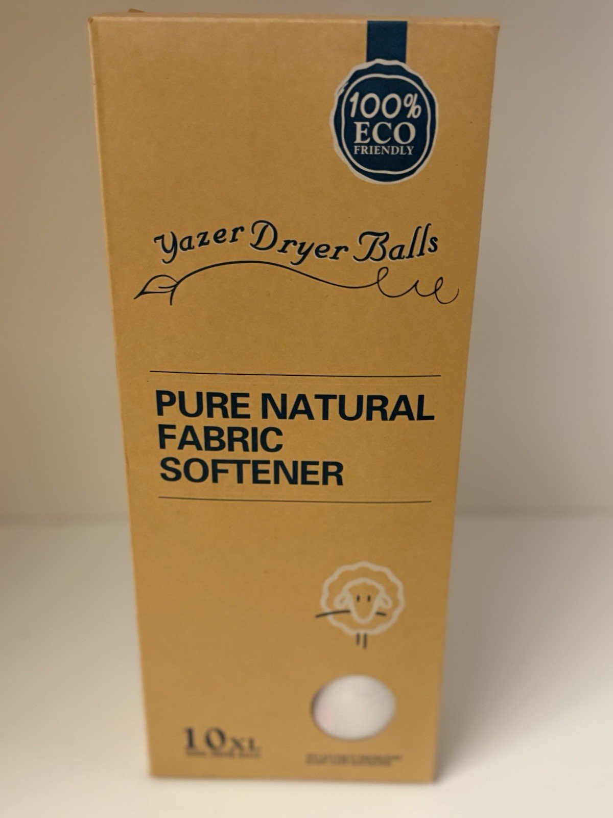 Wool Natural Dryer Balls with Mesh Laundry Bag, White, 3 Counts