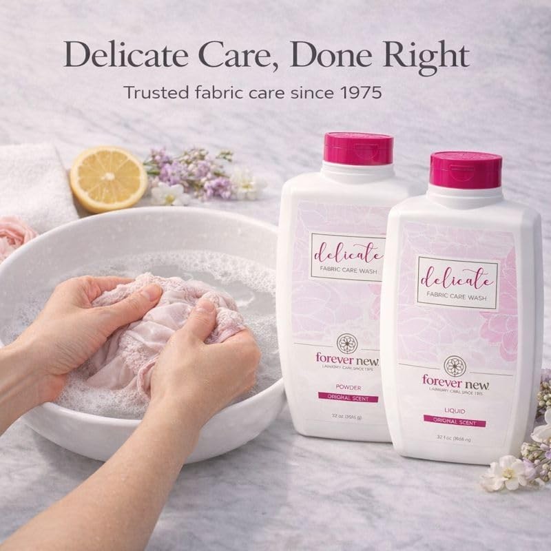 Granular Detergent Powder – Delicate Laundry Care Wash – Original Scented 32 Oz