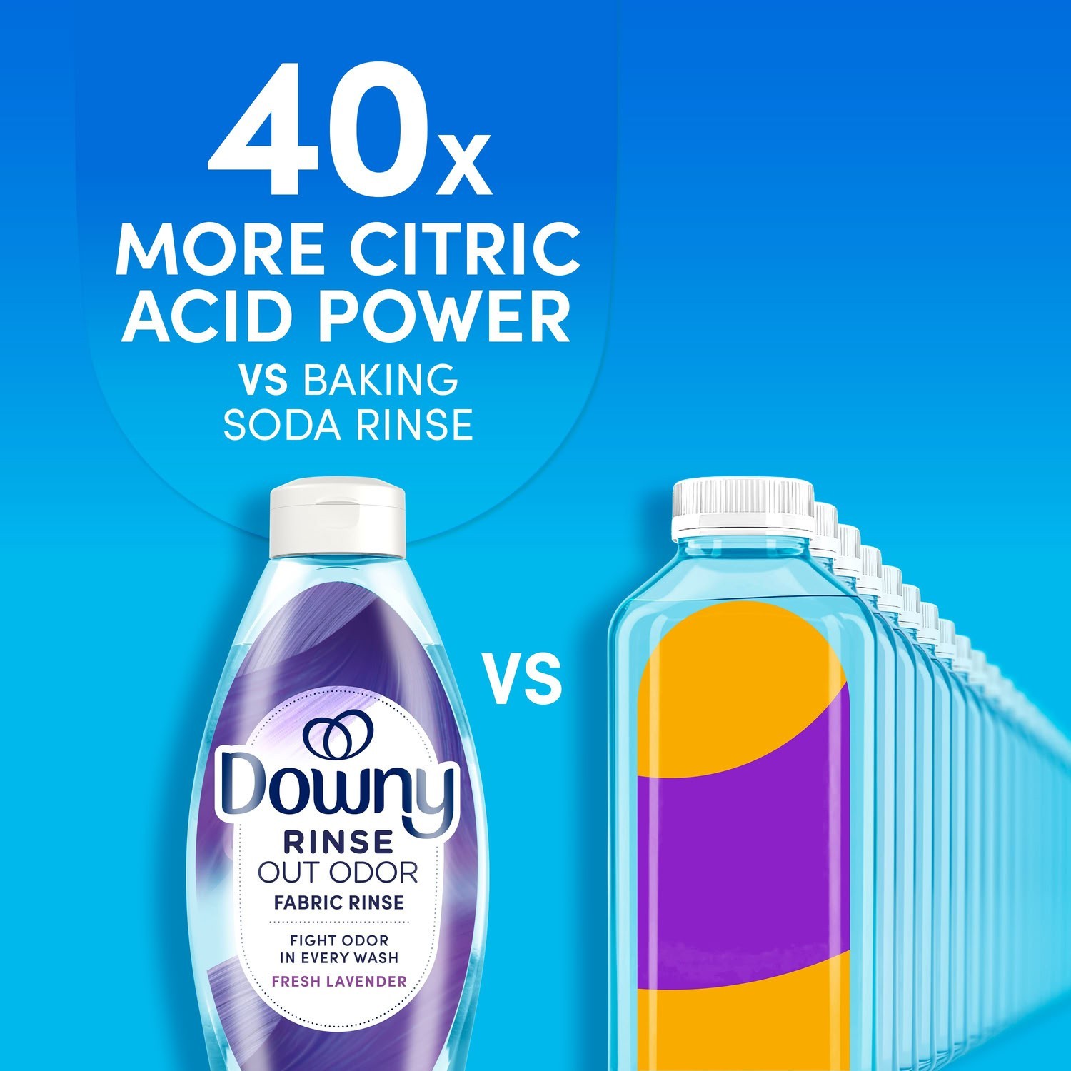 Downy Rinse Out Odor Laundry Rinse Fresh Lavender Scent Refreshes 48 Oz