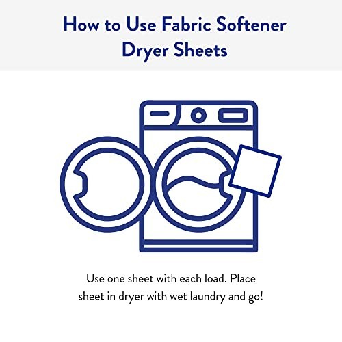 Vegan Fabric Softener Sheets – Dryer Sheets with Essential Oils – 120 Pack, Swee