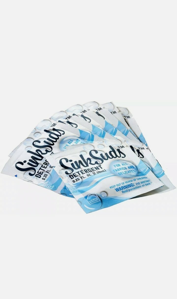 SinkSuds Laundry Detergent | Travel Size Liquid Soap | TSA Compliant 8 Pack