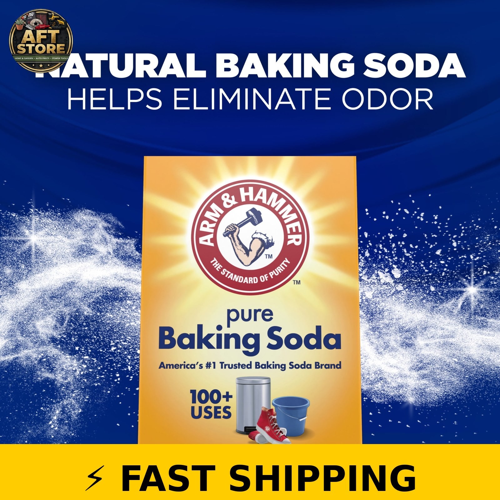ARM & HAMMER Powder Laundry Detergent, Alpine Clean, 9.56 lb