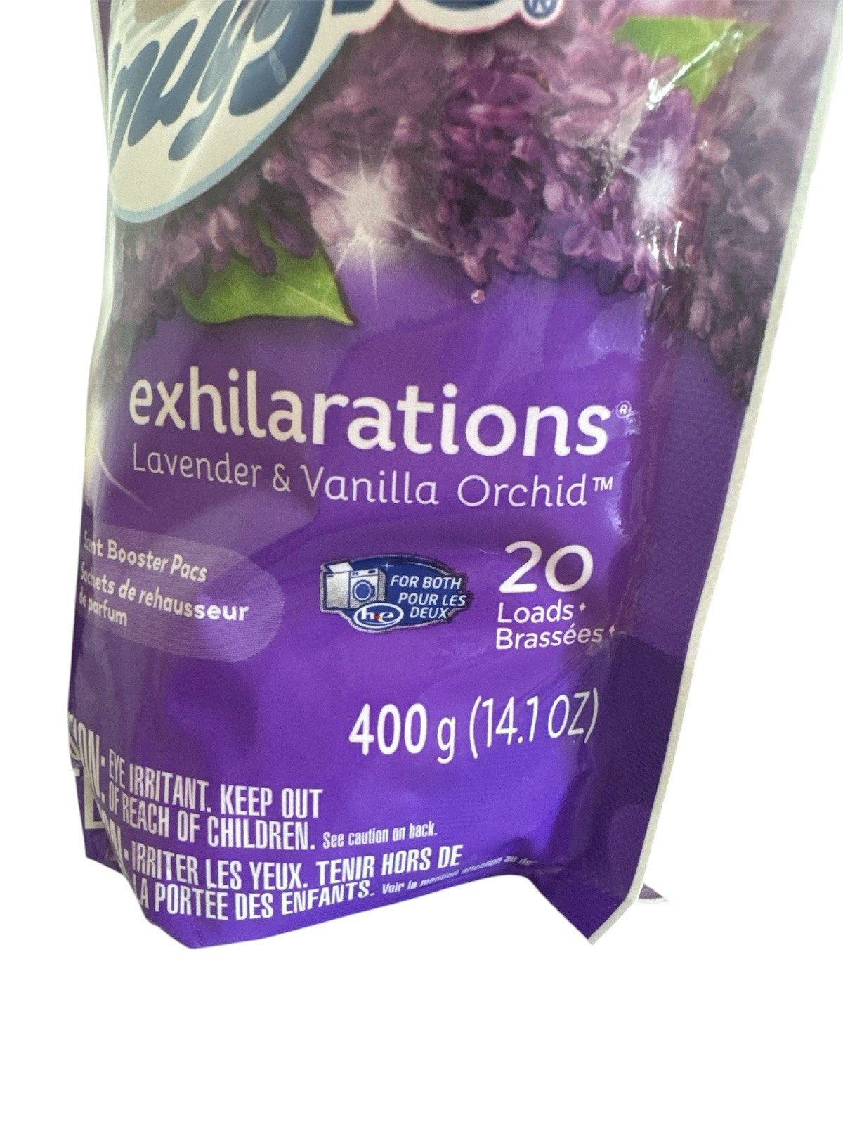 Snuggle Exhilarations Lavender & Vanilla Orchid Scent Booster Packs 20ct New 2pk