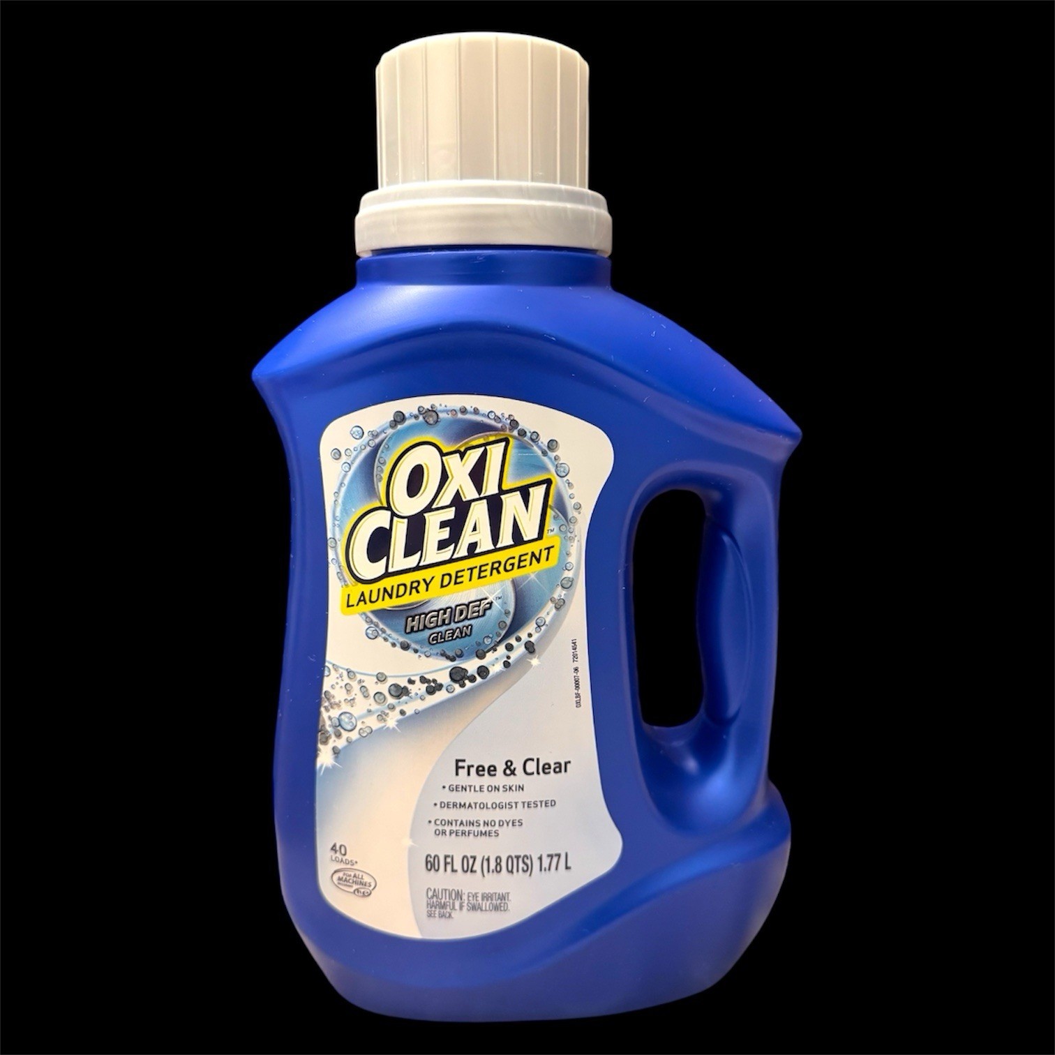 OxiClean Liquid Laundry Detergent High-Def Clean Free & Clear 60 Oz 40 Loads New