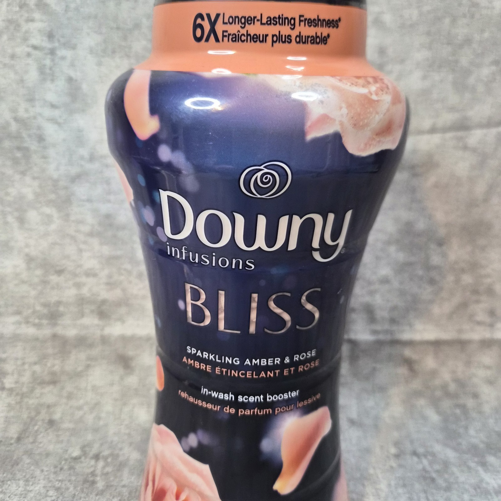 Downy Infusions Bliss SPARKLING AMBER ROSE In Wash Scent Booster Beads 24 oz