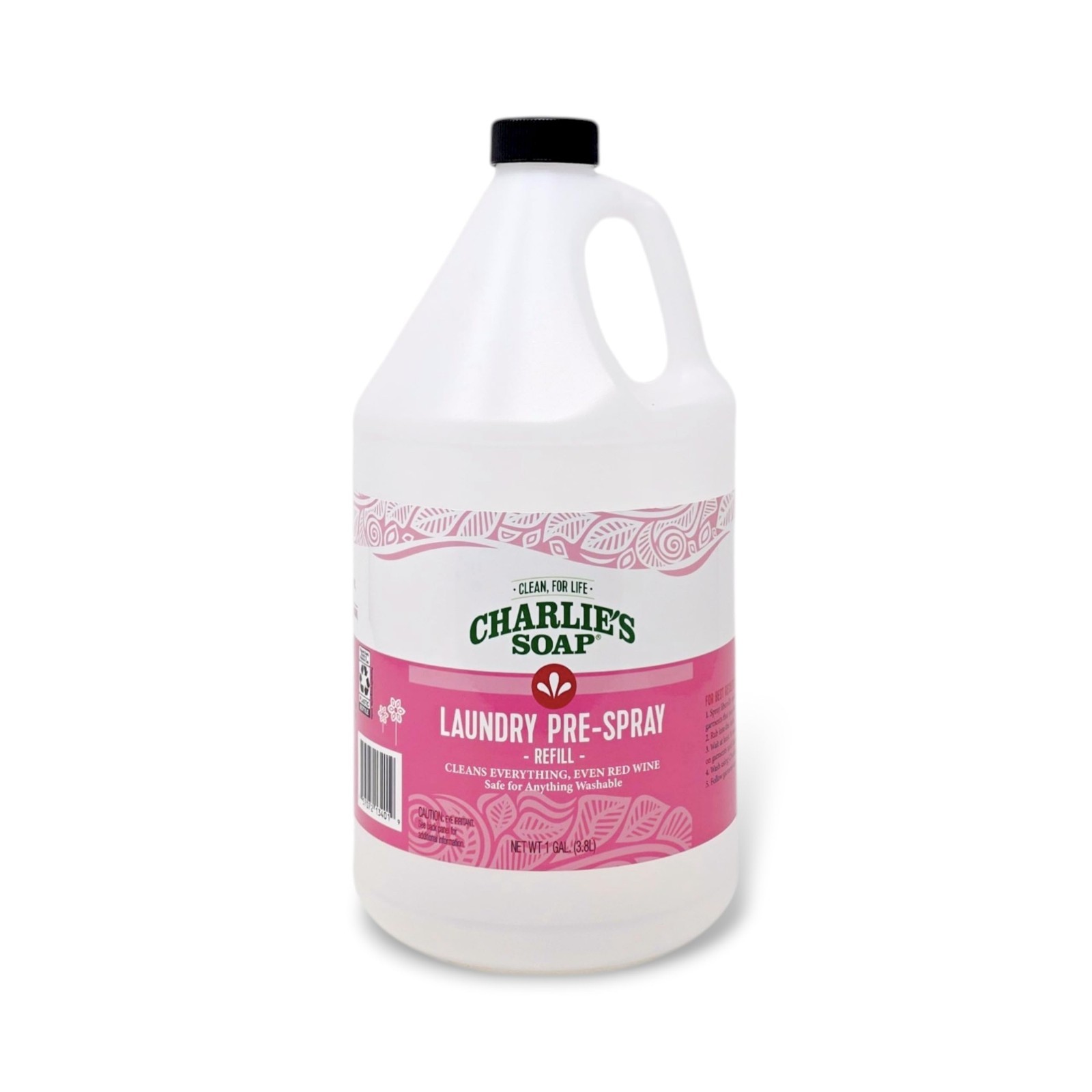 Natural Laundry Stain Remover Pre-Spray Refill, 128 fl oz, EPA Safer Choice, Eco