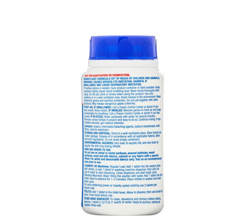 Evolve Ultra Concentrated Bleach Tablets, Original Scent, 32 Count X 6 Pack, 3PK