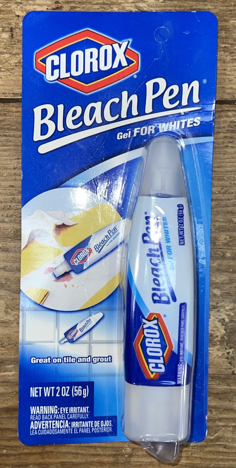 Clorox Bleach Pen Gel for Whites Dual Tipped 2 oz New in Box