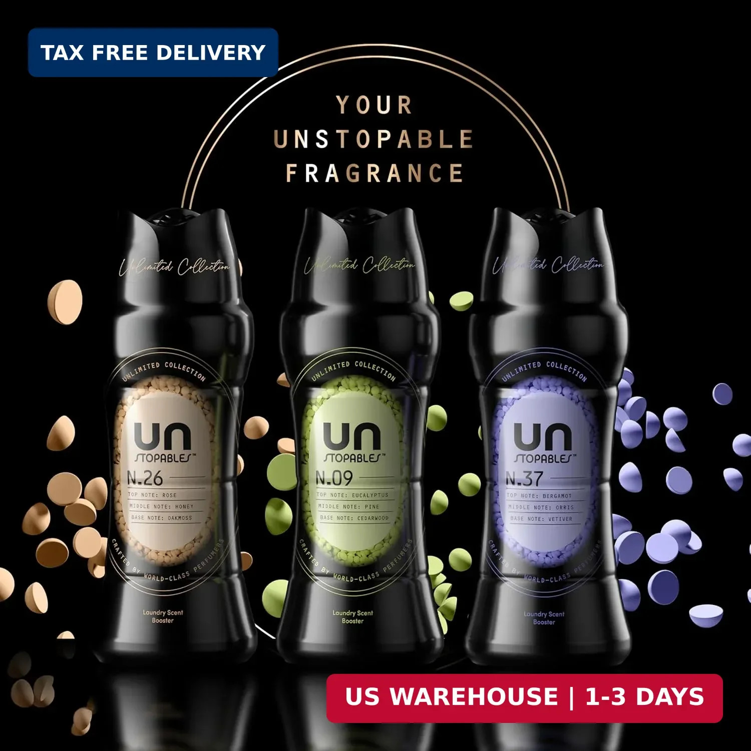 Downy Unstopables Unlimited Collection In Wash Laundry Scent Booster Beads, No.