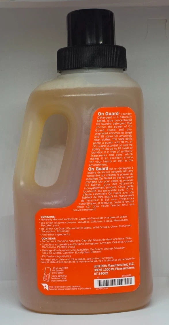 doTERRA On Guard Laundry Detergent Essential Oils 32 fl oz 947ml New in Box