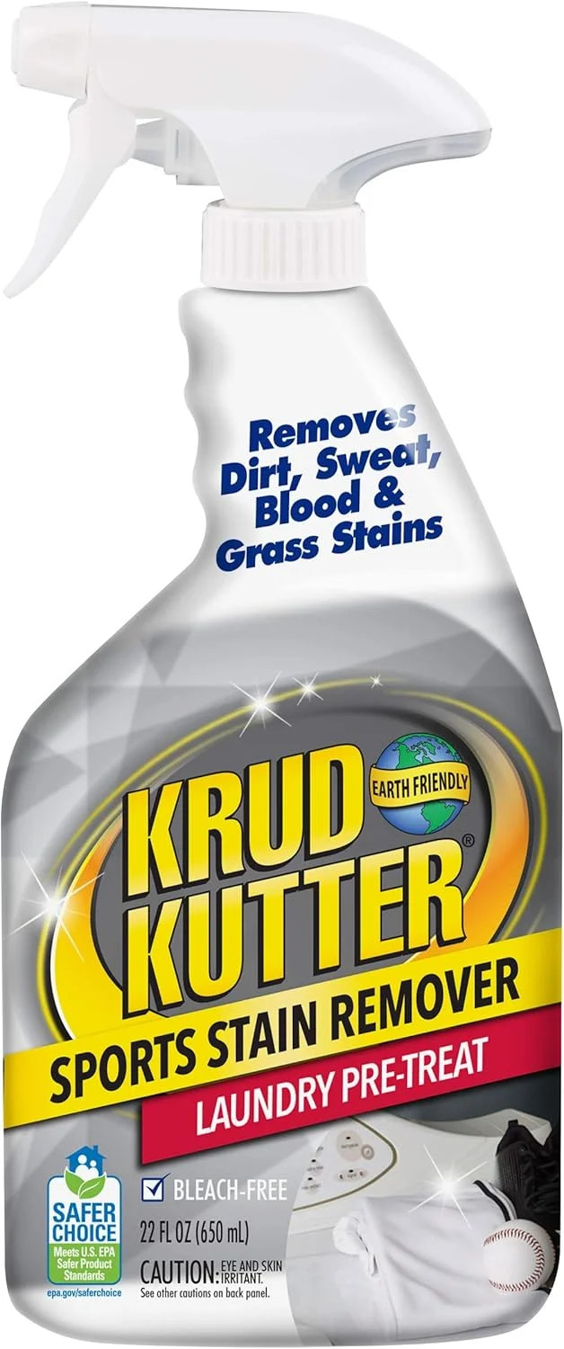 Sports Stain Remover Laundry Pre Treat Spray, 22 oz, Removes Grass, Dirt and Swe