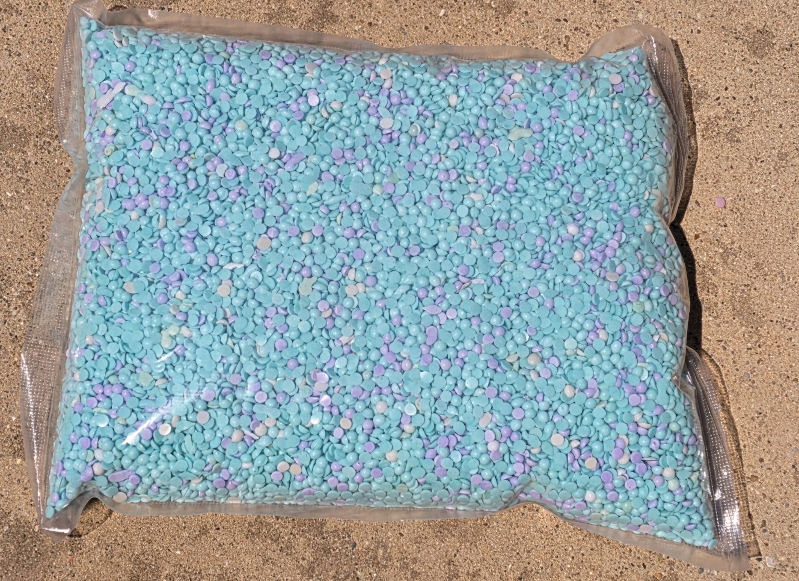 In Wash Laundry Scent Booster Beads Teal Mix 1-Gallon Bag 4lbs For Gift
