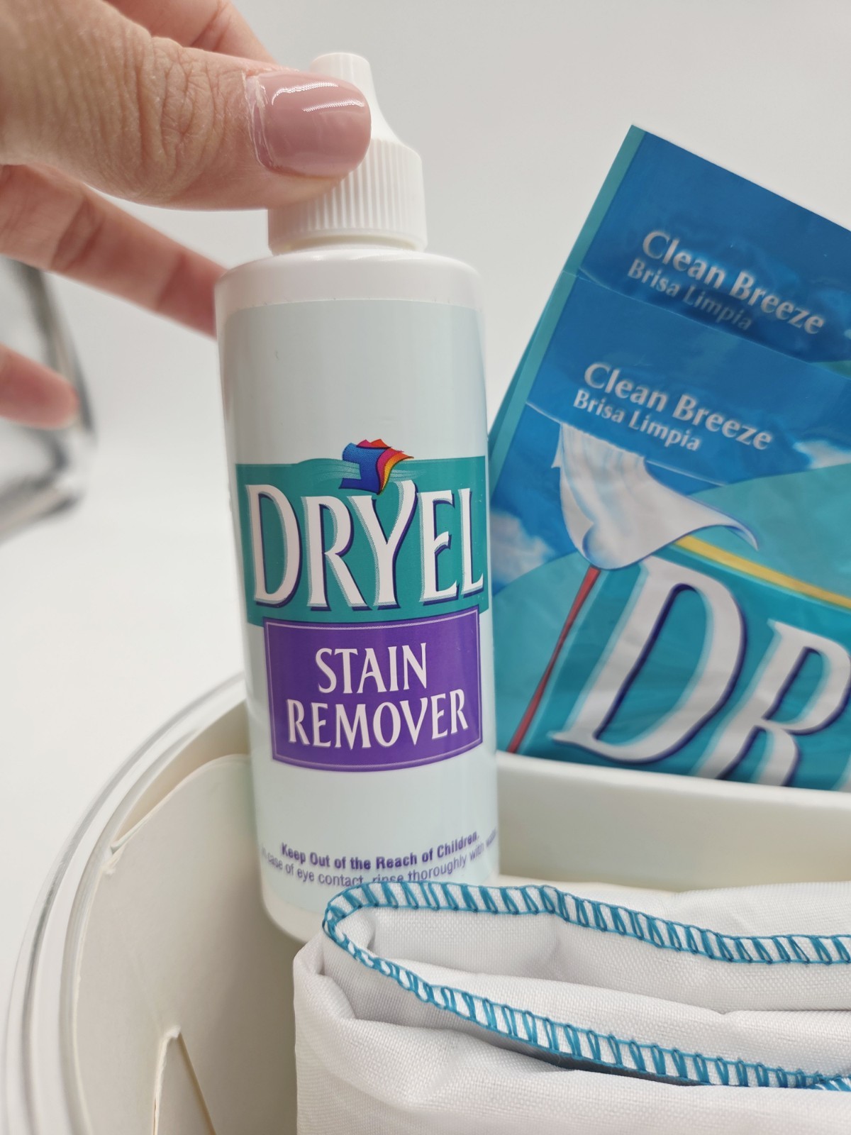 Vintage Dryel At Home Dryer Dry Cleaner Starter Kit 2 Packets Stain Remover Pads