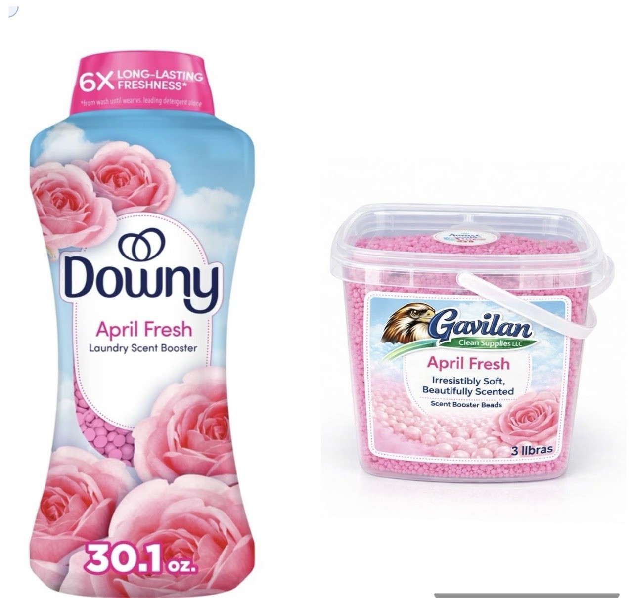 Downy & Gavilan Laundry Scent Booster Beads Odor Defense Freshness 30.1oz 3lb
