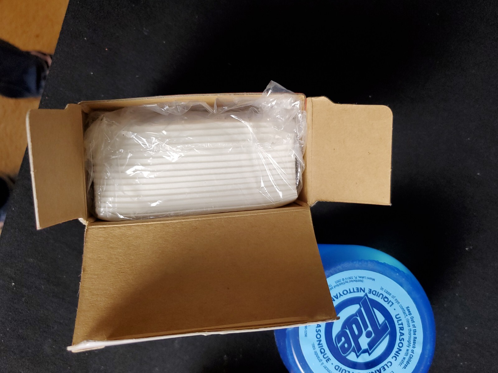Tide Buzz Refill Pack 10 Oz Ultrasonic Fluid 15 Extra Stain Catcher Pad Open Box