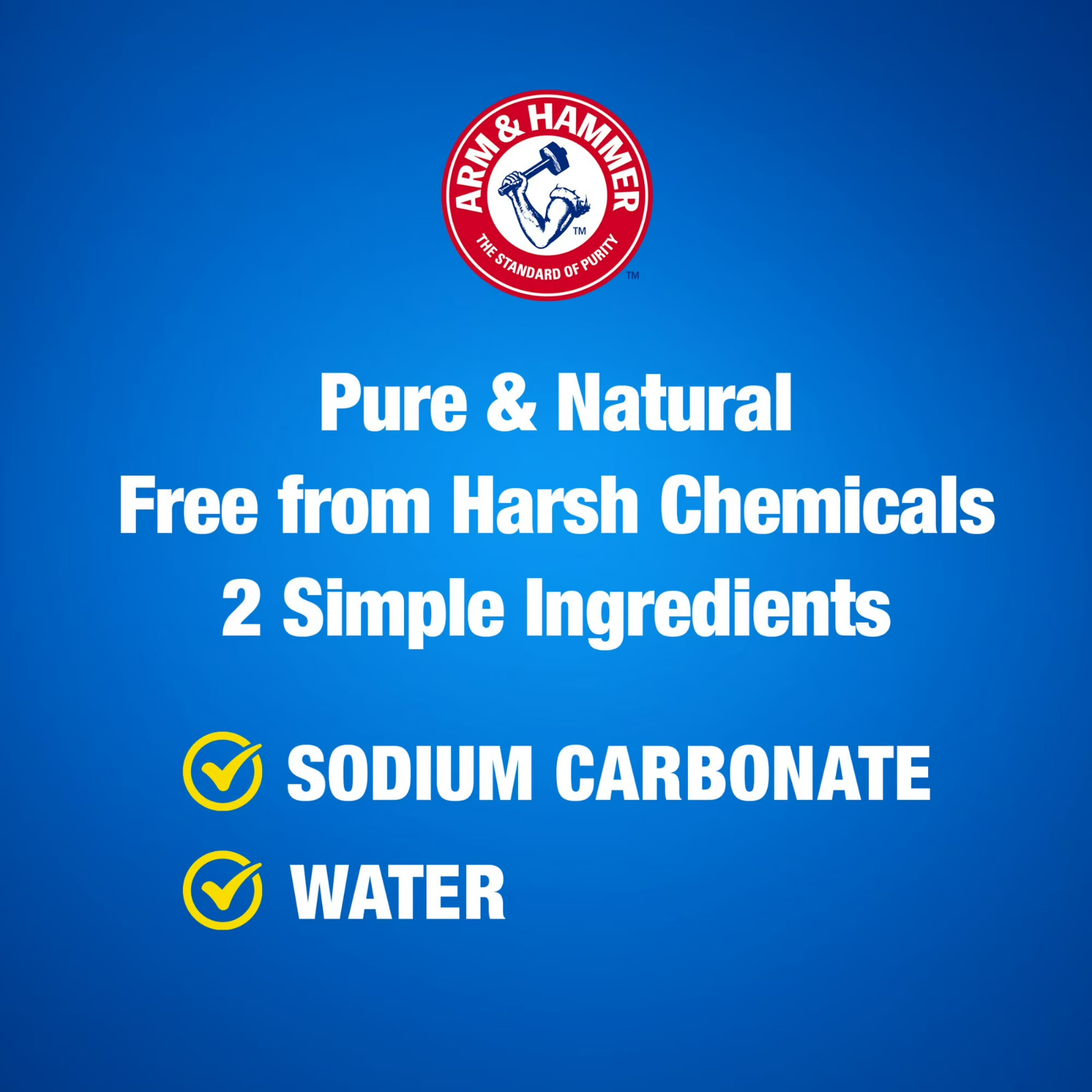 ARM & HAMMER Washing Soda Laundry Booster Cleaner Detergent Additive 55 Oz