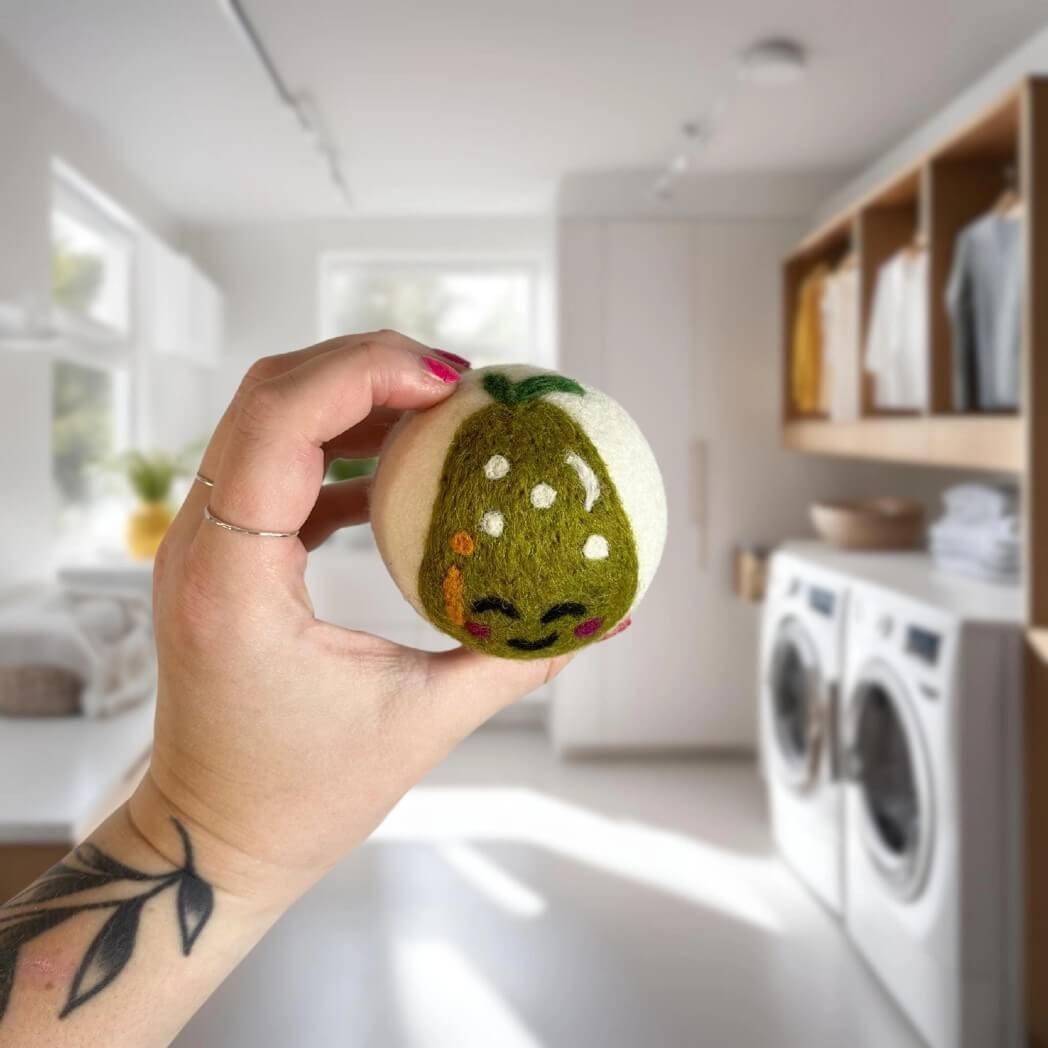 Porter Lee’s Organic Wool Dryer Ball-Peary Cute